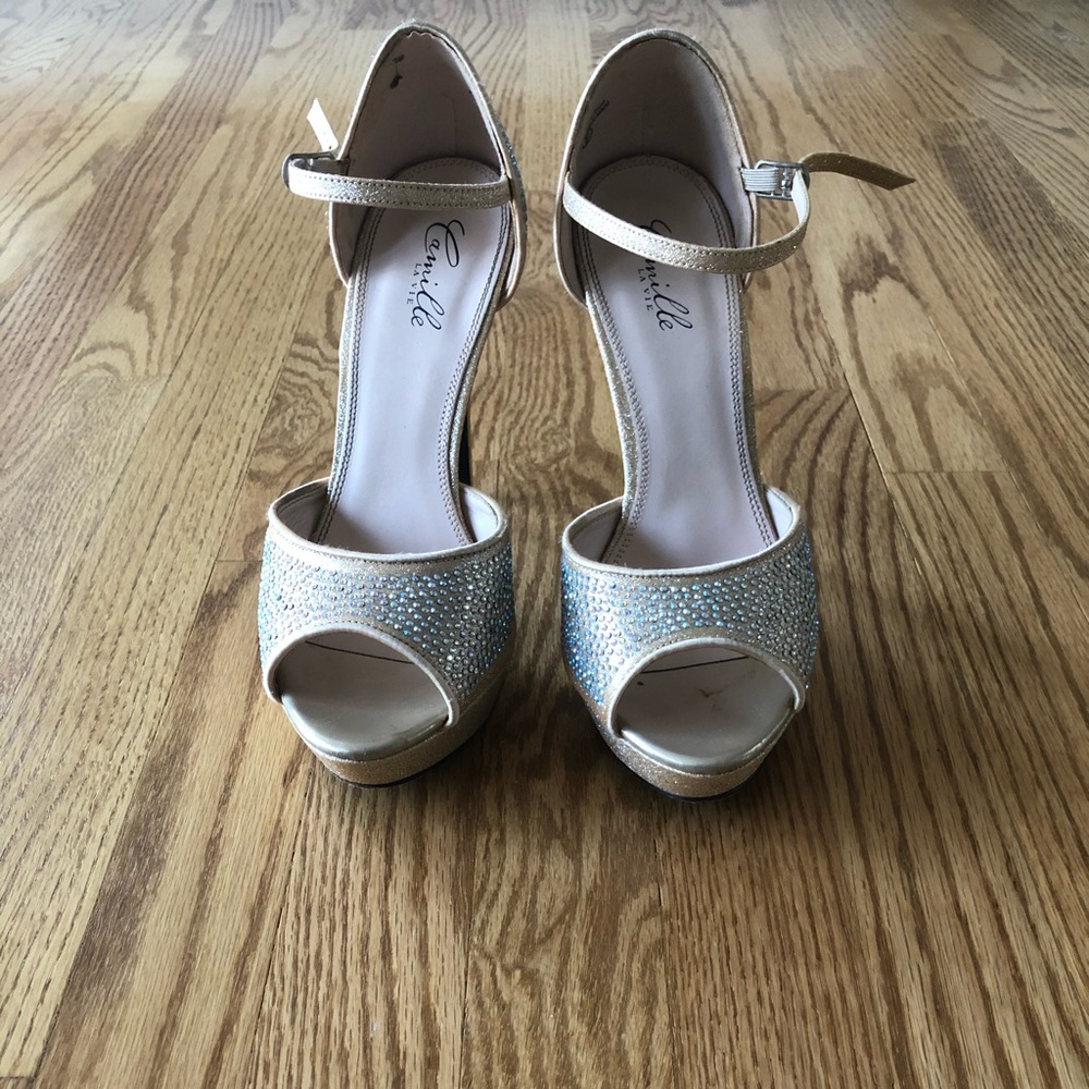 Camille la vie crystal heel